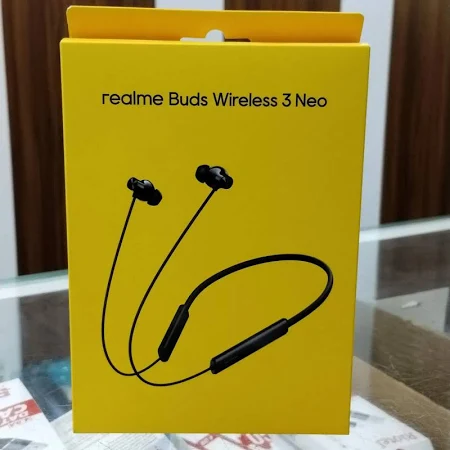 realme Buds Wireless 3 Neo with 13.4mm Driver, 32 hrs Playback, Dual Device Connection Bluetooth  (Green, In the Ear)